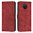 Funda de Cuero Cartera con Soporte Carcasa Y08X para Nokia G30 Rojo
