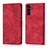 Funda de Cuero Cartera con Soporte Carcasa YB1 para Samsung Galaxy A04s Rojo