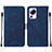 Funda de Cuero Cartera con Soporte Carcasa YB2 para Xiaomi Mi 12 Lite NE 5G Azul