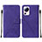 Funda de Cuero Cartera con Soporte Carcasa YB2 para Xiaomi Mi 13 Lite 5G Morado