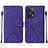 Funda de Cuero Cartera con Soporte Carcasa YB2 para Xiaomi Poco F5 5G Morado