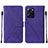 Funda de Cuero Cartera con Soporte Carcasa YB2 para Xiaomi Poco X5 Pro 5G Morado