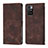 Funda de Cuero Cartera con Soporte Carcasa YB3 para Xiaomi Redmi 10 Prime Marron