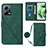 Funda de Cuero Cartera con Soporte Carcasa YB3 para Xiaomi Redmi Note 12 5G Verde