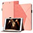 Funda de Cuero Cartera con Soporte Carcasa YX1 para Apple iPad 10.2 (2020) Oro Rosa