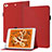 Funda de Cuero Cartera con Soporte Carcasa YX1 para Apple iPad Mini 4 Rojo