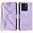 Funda de Cuero Cartera con Soporte Carcasa YX3 para Motorola Moto Edge (2023) 5G Morado