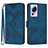 Funda de Cuero Cartera con Soporte Carcasa YX3 para Xiaomi Mi 12 Lite NE 5G Azul