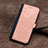 Funda de Cuero Cartera con Soporte Carcasa YX5 para Samsung Galaxy S23 Plus 5G Oro Rosa