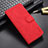 Funda de Cuero Cartera con Soporte Carcasa YZ6 para Oppo A78 5G Rosa Roja