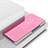 Funda de Cuero Cartera con Soporte Espejo Carcasa L01 para Xiaomi Mi 12 Pro 5G Oro Rosa