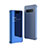 Funda de Cuero Cartera con Soporte Espejo Carcasa L05 para Samsung Galaxy S10 Azul