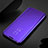 Funda de Cuero Cartera con Soporte Espejo Carcasa M03 para Samsung Galaxy S20 Ultra Morado