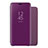 Funda de Cuero Cartera con Soporte Espejo Carcasa para Huawei Nova 5 Pro Morado