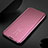 Funda de Cuero Cartera con Soporte Espejo Carcasa S01 para Xiaomi Mi Note 10 Oro Rosa