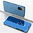 Funda de Cuero Cartera con Soporte Espejo Carcasa ZL1 para Samsung Galaxy S20 5G Azul