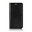 Funda de Cuero Cartera con Soporte F01 para Apple iPhone X Negro