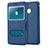 Funda de Cuero Cartera con Soporte L01 para Huawei G9 Lite Azul