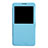 Funda de Cuero Cartera con Soporte L01 para Samsung Galaxy Note 3 N9000 Azul