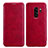 Funda de Cuero Cartera con Soporte L01 para Samsung Galaxy S9 Plus Rojo