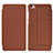 Funda de Cuero Cartera con Soporte L01 para Xiaomi Mi Note Marron