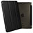 Funda de Cuero Cartera con Soporte L02 para Apple iPad Pro 10.5 Negro