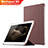 Funda de Cuero Cartera con Soporte L02 para Huawei MediaPad M2 10.0 M2-A01 M2-A01W M2-A01L Marron