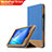 Funda de Cuero Cartera con Soporte L03 para Huawei MediaPad T3 8.0 KOB-W09 KOB-L09 Azul