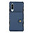 Funda de Cuero Cartera con Soporte L04 para Huawei P30 Azul