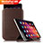 Funda de Cuero Cartera con Soporte L09 para Huawei MediaPad M5 8.4 SHT-AL09 SHT-W09 Marron