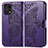 Funda de Cuero Cartera con Soporte Mariposa Carcasa para Oppo Find X5 Pro 5G Morado