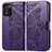 Funda de Cuero Cartera con Soporte Mariposa Carcasa para Oppo K9S 5G Morado