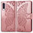 Funda de Cuero Cartera con Soporte Mariposa Carcasa para Samsung Galaxy A90 5G Rosa