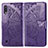 Funda de Cuero Cartera con Soporte Mariposa Carcasa para Samsung Galaxy M10 Morado