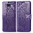 Funda de Cuero Cartera con Soporte Mariposa Carcasa para Sony Xperia 8 Morado