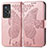 Funda de Cuero Cartera con Soporte Mariposa Carcasa para Vivo X70 5G Rosa