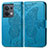 Funda de Cuero Cartera con Soporte Mariposa Carcasa para Xiaomi Redmi Note 13 5G Azul