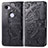 Funda de Cuero Cartera con Soporte Mariposa Carcasa S01D para Google Pixel 3a XL Negro