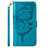 Funda de Cuero Cartera con Soporte Mariposa Carcasa Y01B para Samsung Galaxy M53 5G Azul