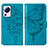 Funda de Cuero Cartera con Soporte Mariposa Carcasa YB1 para Xiaomi Mi 13 Lite 5G Azul