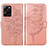 Funda de Cuero Cartera con Soporte Mariposa Carcasa YB1 para Xiaomi Poco X5 Pro 5G Oro Rosa