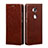 Funda de Cuero Cartera con Soporte para Huawei Honor Play 5X Marron