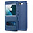 Funda de Cuero Cartera con Soporte para Huawei Y5 II Y5 2 Azul