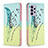 Funda de Cuero Cartera con Soporte Patron de Moda Carcasa B01F para Samsung Galaxy A33 5G Menta Verde