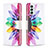 Funda de Cuero Cartera con Soporte Patron de Moda Carcasa B01F para Samsung Galaxy M23 5G Multicolor