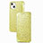 Funda de Cuero Cartera con Soporte Patron de Moda Carcasa H02 para Apple iPhone 13 Mini Amarillo
