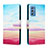 Funda de Cuero Cartera con Soporte Patron de Moda Carcasa H02X para Samsung Galaxy M52 5G Vistoso