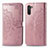 Funda de Cuero Cartera con Soporte Patron de Moda Carcasa para Samsung Galaxy Note 10 5G Oro Rosa