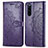 Funda de Cuero Cartera con Soporte Patron de Moda Carcasa para Sony Xperia 5 Morado