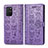 Funda de Cuero Cartera con Soporte Patron de Moda Carcasa S03D para Samsung Galaxy S10 Lite Morado